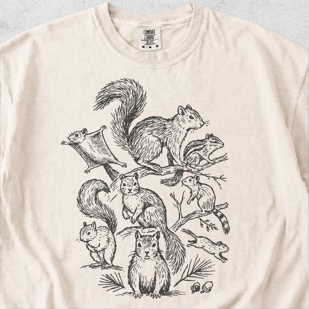 Squirrel Family Tshirt