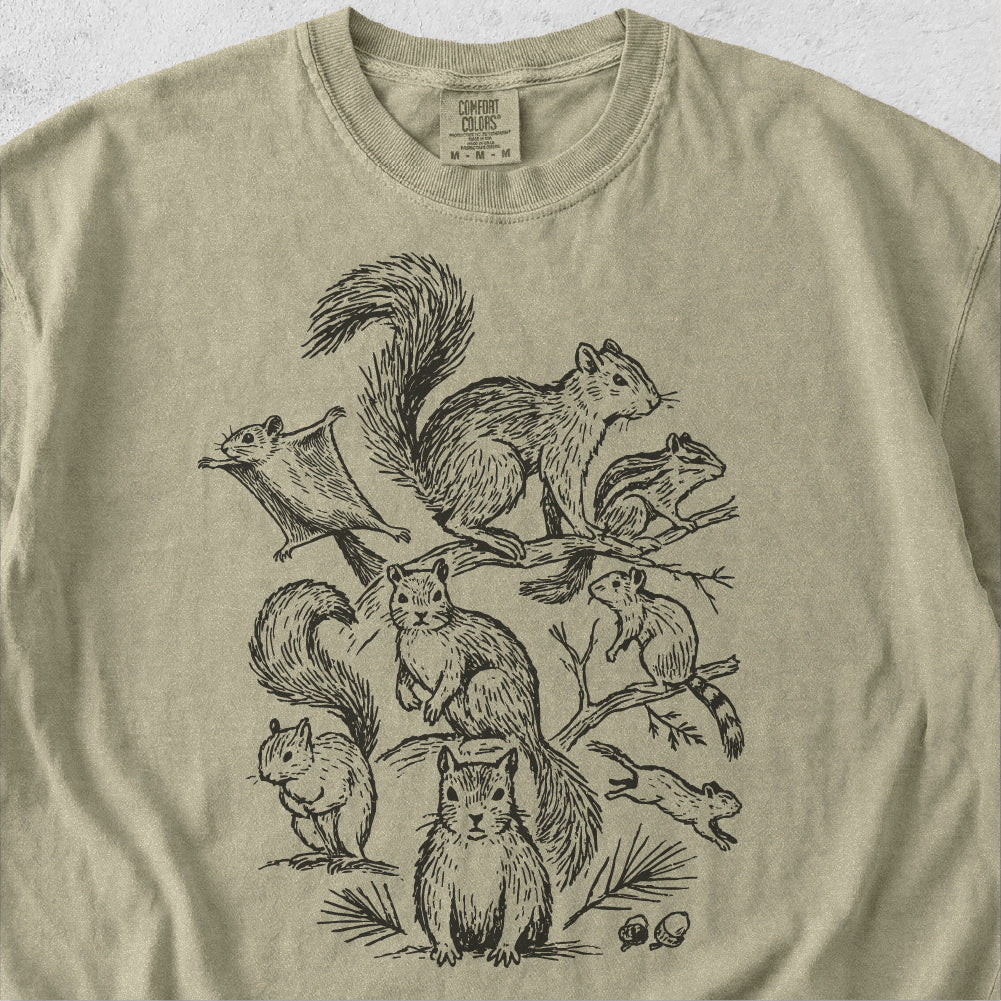 Squirrel Family Tshirt