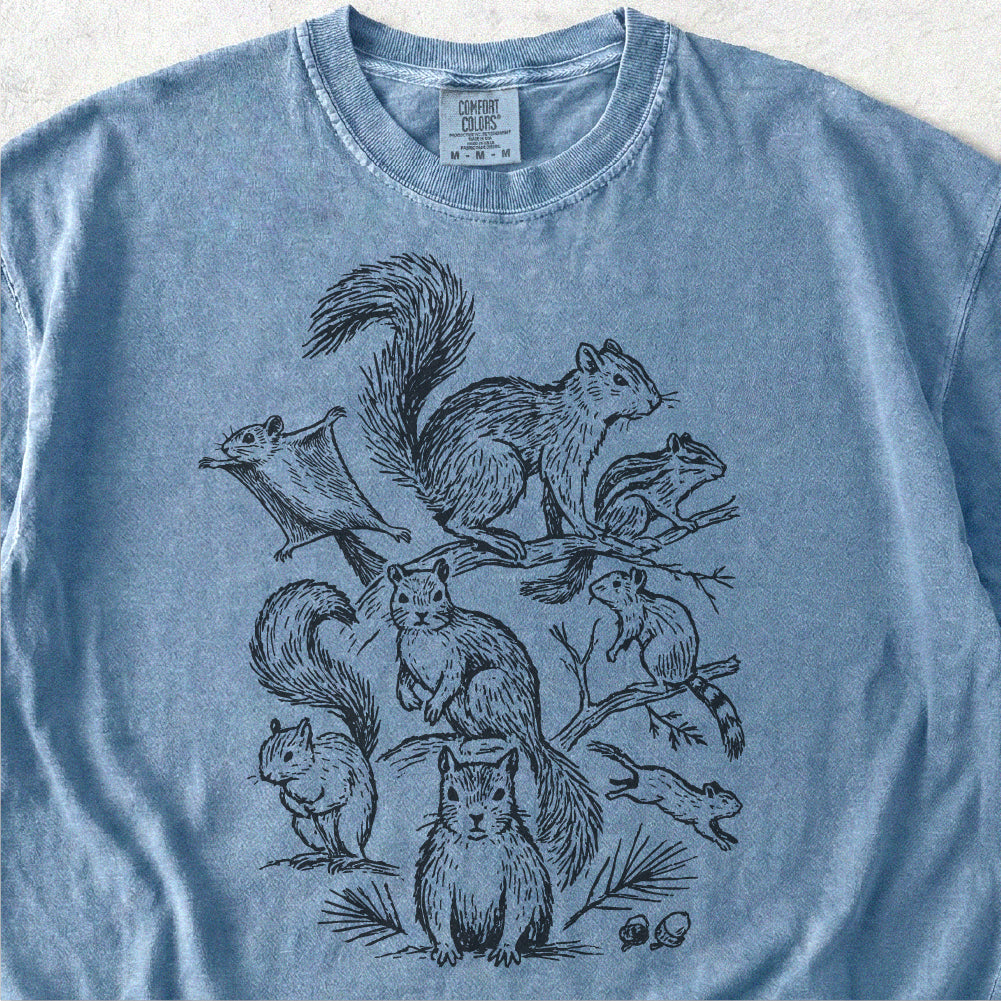 Squirrel Family Tshirt