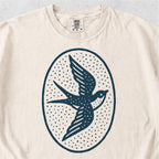 Swallow Folk Art Tshirt