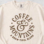 Coffee and Mountains Tshirt