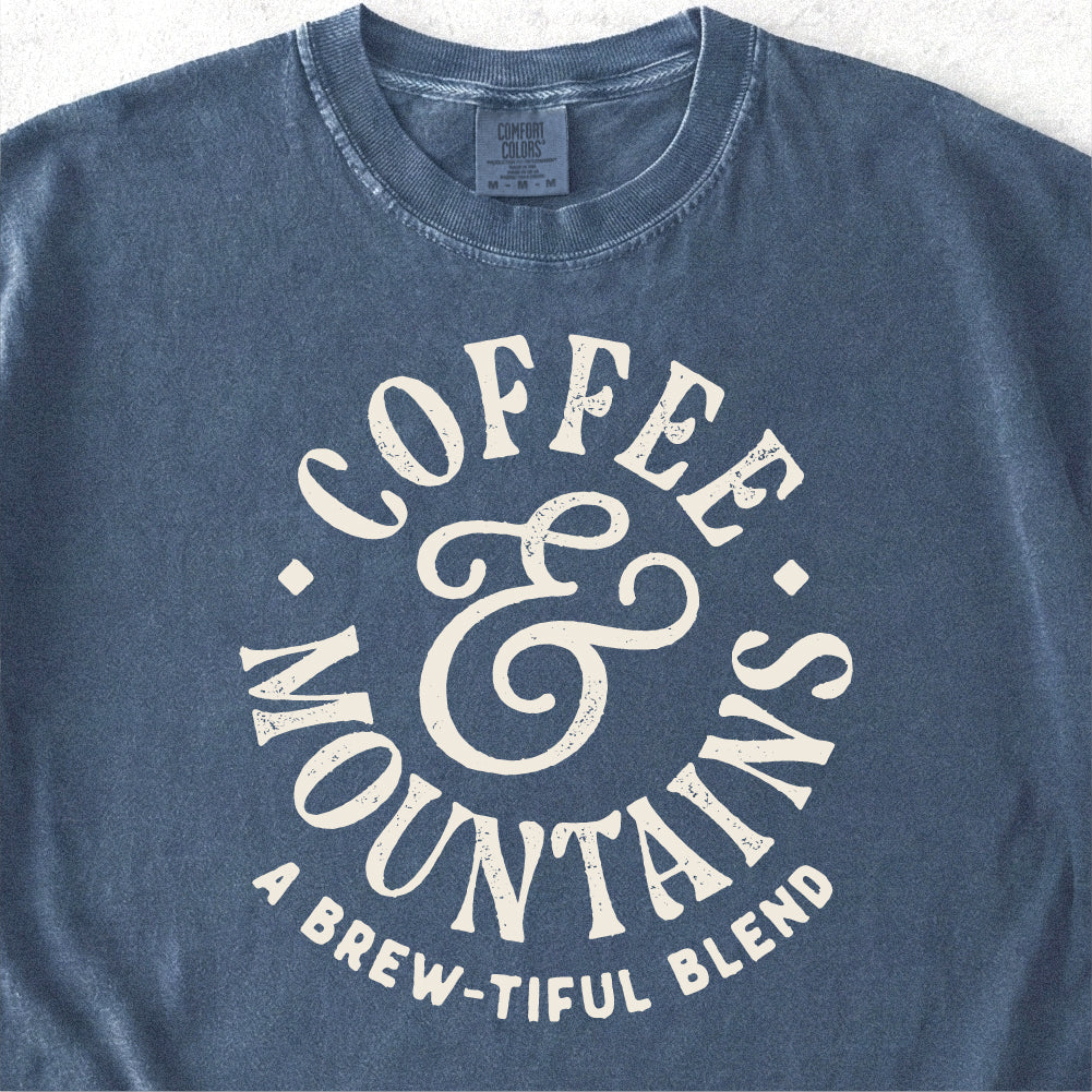 Coffee and Mountains Tshirt