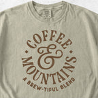 Coffee and Mountains Tshirt
